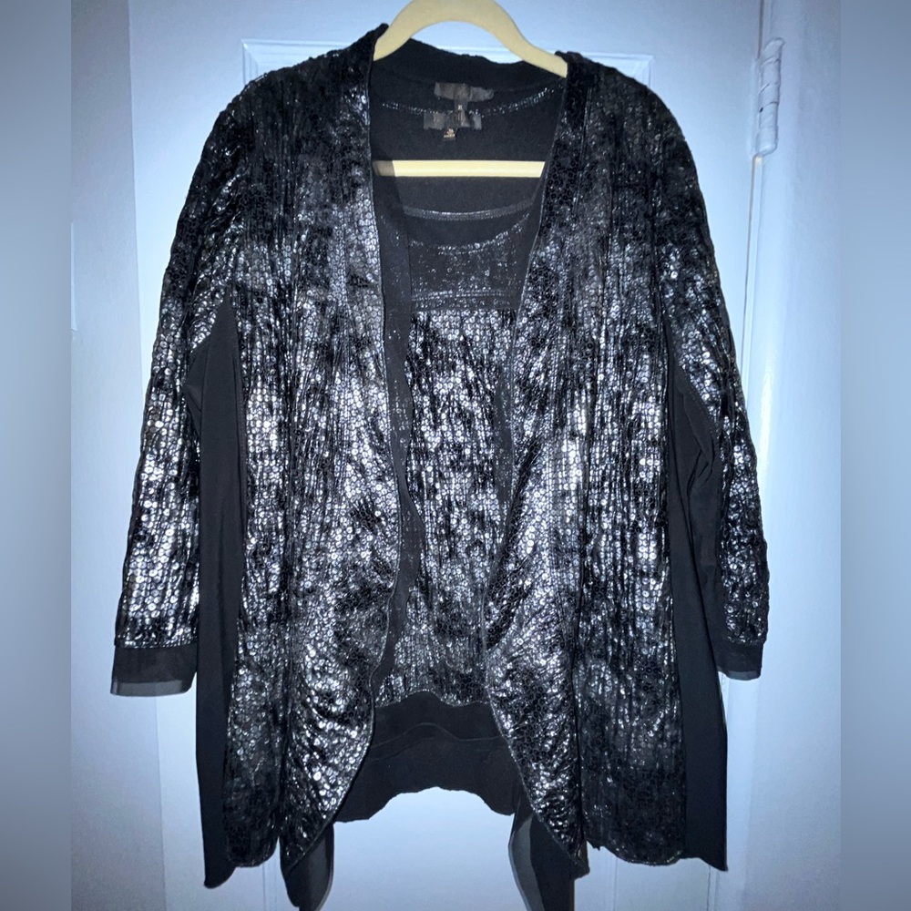 Piccadilly shimmer Holiday Blazer with shell